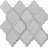 7" x 12" Natural Stone Arabesque Mosaic Wall Tile-87326995