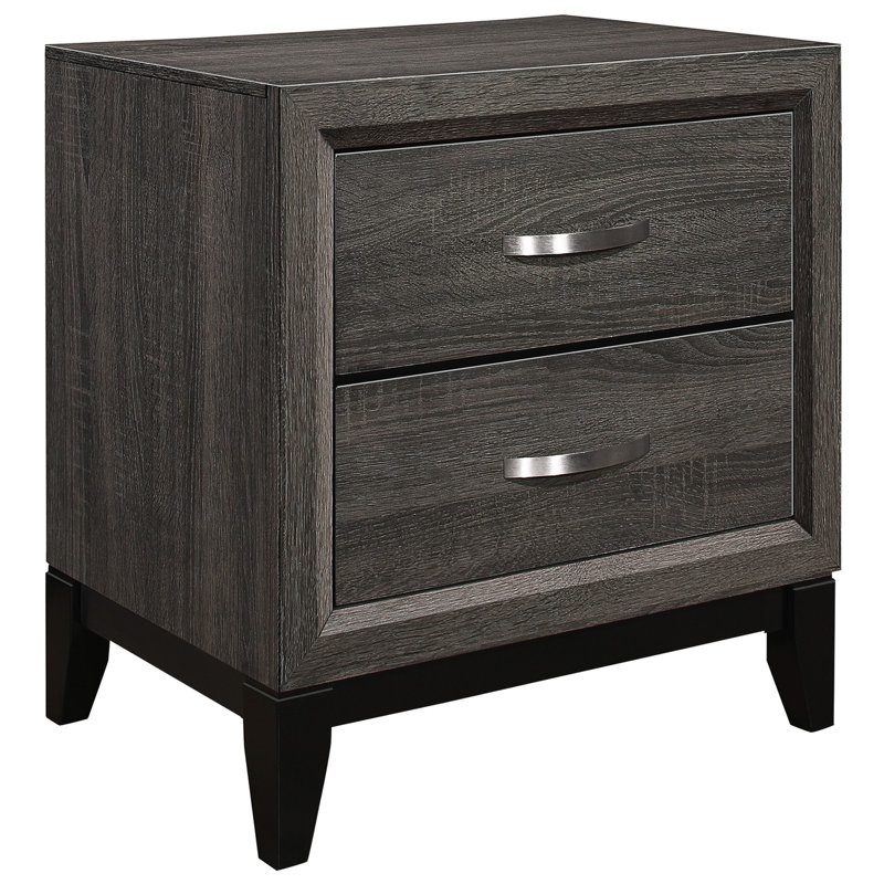 Billie-Jean 2 - Drawer Nightstand, Black
