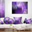 Ciel étoilé mauve parfait - coussin imprimé abstrait-30643114-30643117