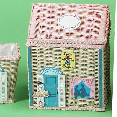 Petit panier à linge à mèches
