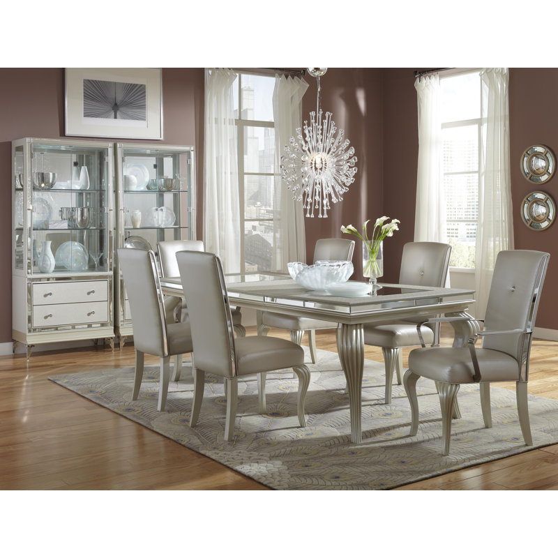 Hollywood Loft Dining Table, Pearl