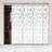 Shattered 5-Panel Single Rail Track Extendable 58"-110"W x 94"H, Panel width 23.5"-87635618