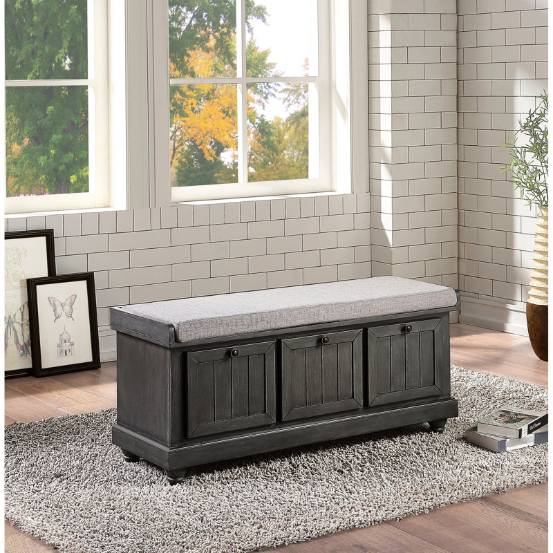 Mobilier de maison en bois massif 1pc, Gris foncé