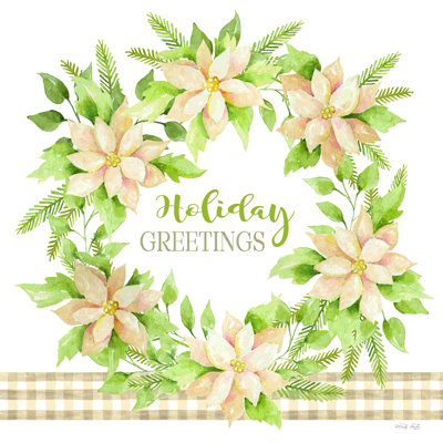 Holiday Greetings Wreath