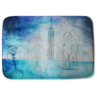 Jemnice Memory Foam Non-Slip Bath Mat