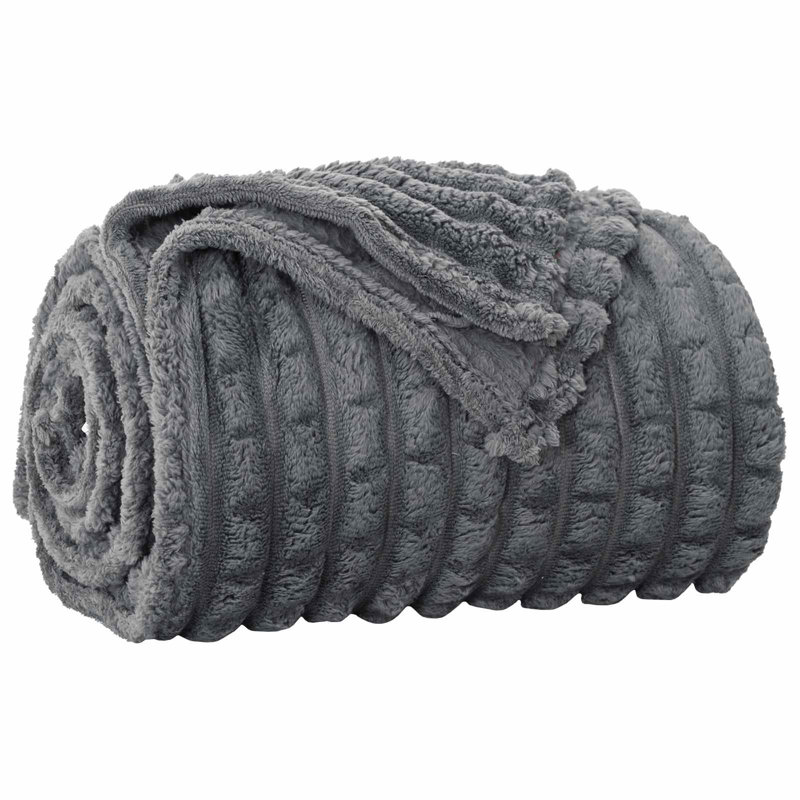 5.2-31 Throw Blanket, 240cm x 220cm, Dark Grey