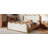 Ondine Mid-Century Modern Bouclé Upholstered Bed Frame With Wavy Curved Headboard-119967638