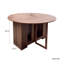 Table de salle à manger à abattants moderne pour petits espaces