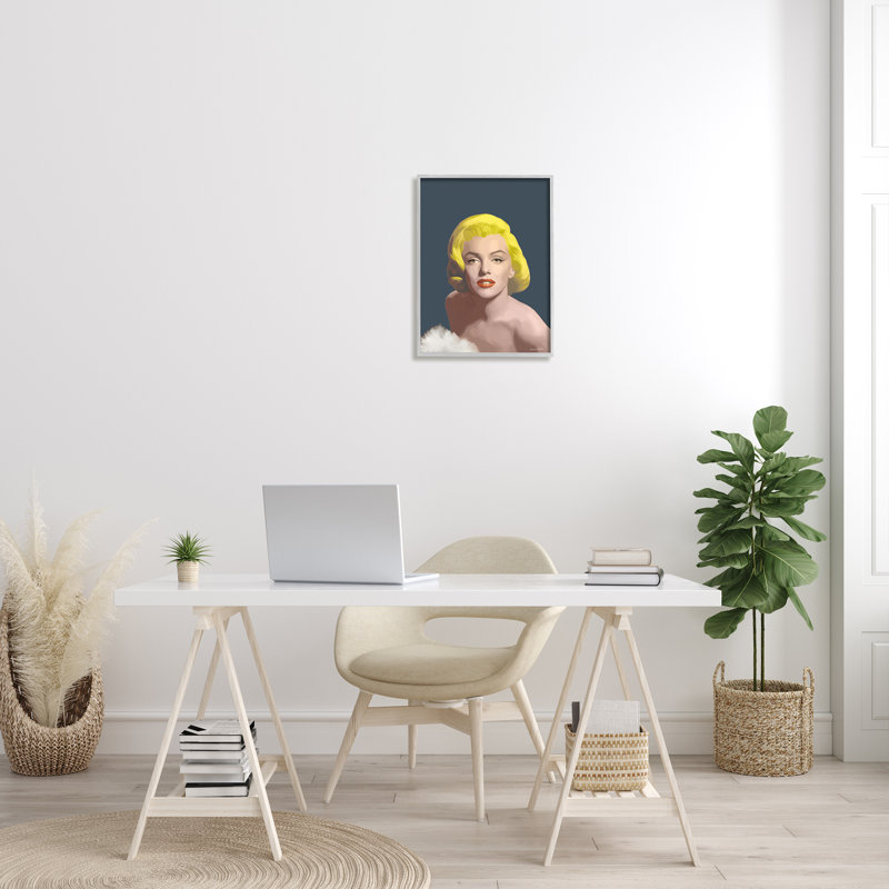 «Blond pop», art mural rétro sur toile XXL par Chris Consani, Estampe numérique Farmhouse, H 20 po x l 16 po