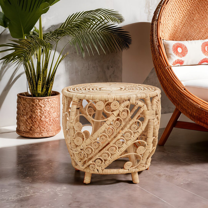 Solid Wood End Table