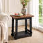 Table d'appoint en bois massif avec rangement-1118199653