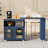 Versatile Rolling Kitchen Island with Multiple Features for Enhanced Cooking Experience-1491545953