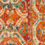 Tapis rouge / orange à motif géométrique Draughn-593406603