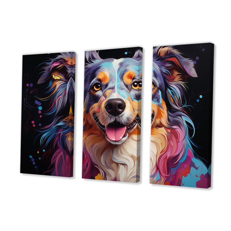 Ensemble de salon chien berger australien Allure I - chien, H 32 po x l 48 po