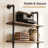Industrial Pipe Cremorne Rustic Modern Wood Ladder Bookcase With Metal Frame,pipe Wall Shelf,wood Storage,home Decor,display Shelving,retro Floating Wood Shelving,6 Layer Bookshelf-85292344