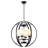 4-light Dimmable Modern Geometric Shaded Globe Chandelier With Glass Shade For Kitchen, Dining Room, Living Room, Bedroom, Entryway, Foyer-1430394798