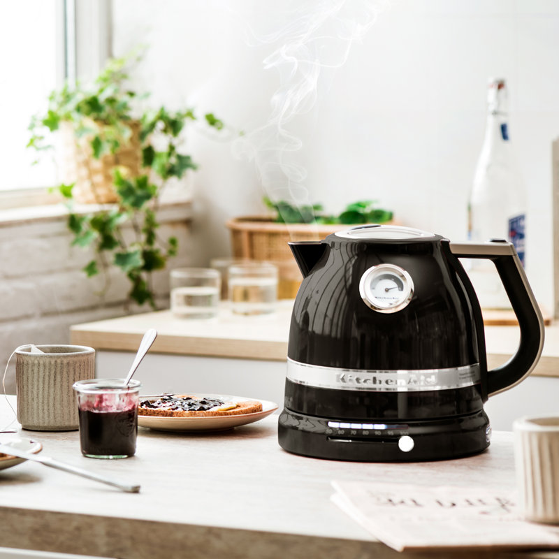 Kitchenaid, Artisan 1.5l Dual-walled Multi-temperature Kettle, Onyx Black