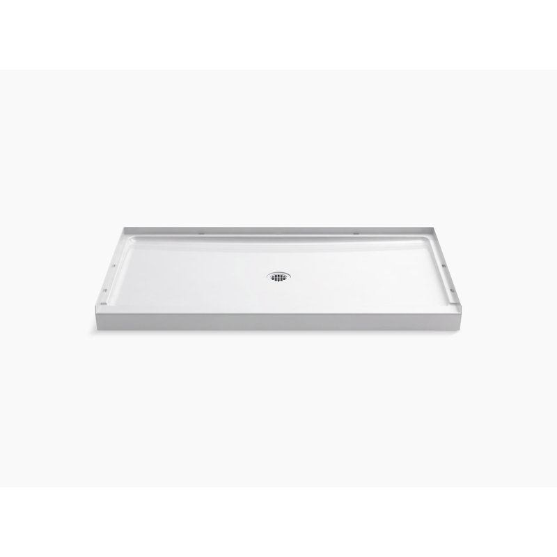 GUARD+ Vikrell shower base, center drain