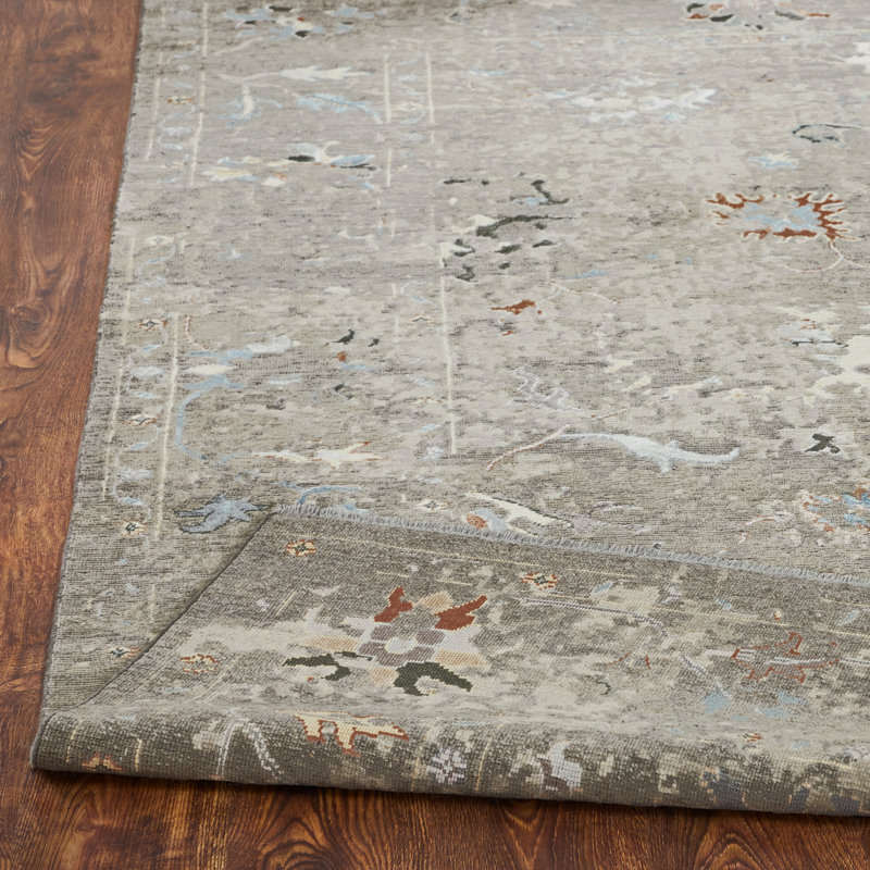 Illusion Weave Hand Knotted Abstract Area Rug, Runner 2'6" x 10'