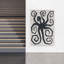 «Bold Black Octopus», impression abstraite audacieuse sur fond de pieuvre contemporaine, océan-129772433