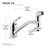 Single Handle Kitchen Faucet with Side Spray-71243846