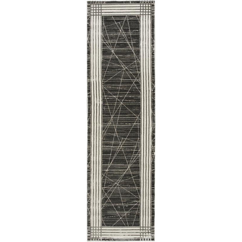 Machaela Geometric Area Rug, Runner 69 x 229cm 