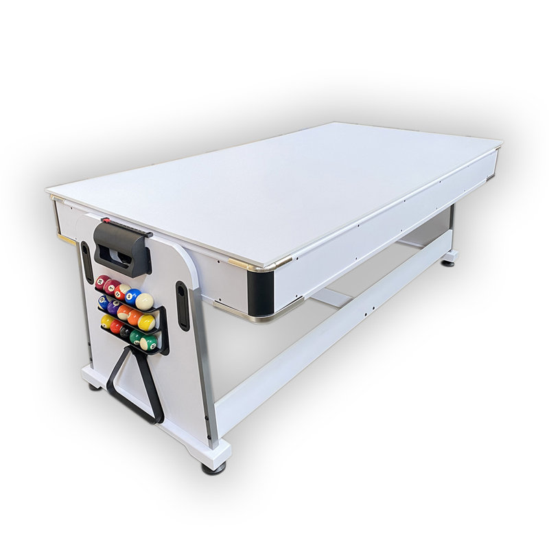 7 ft Green Multi-Game Table with Air Hockey and Table Tennis