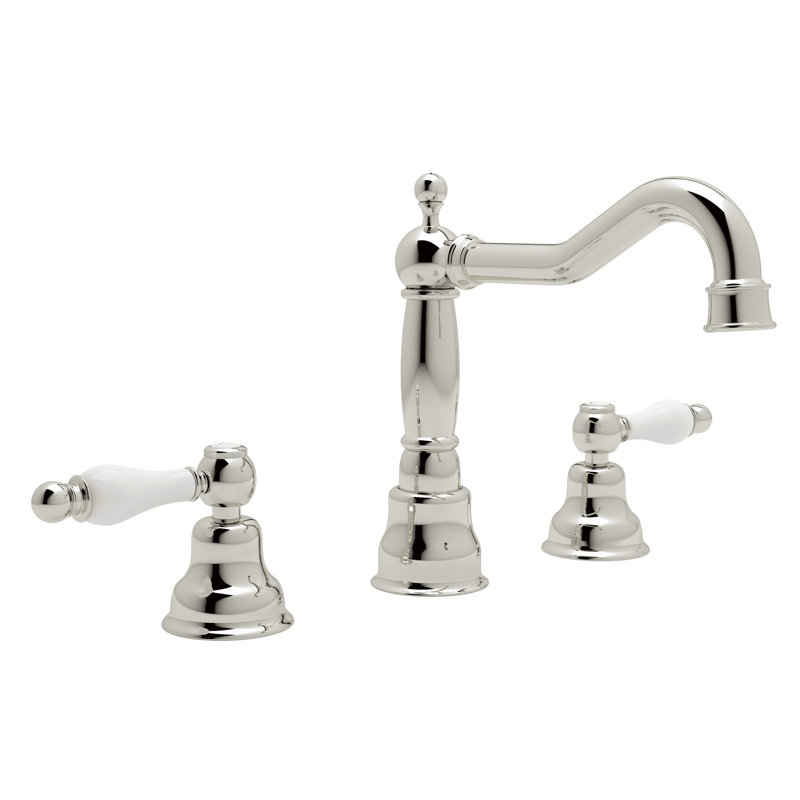 Arcana™ Widespread Bathroom Faucet with Drain Assembly, Polished Nickel