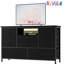 8 commode télé avec console et prise de courant pour téléviseur de 55 po, commode longue-110081682