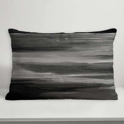 Abstract Outdoor Reversible Throw Pillow