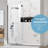 Yttsoyts 32" X 76" Fixed Shower Panel With Hook, 3/8" Thick Frameless Shower Screen Tempered Glass, Aluminum Glass Shower Door With Easy To Clean Coating(Matte Black)-123037456