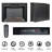 Electric Fireplace Insert Heater With Realistic Fire Crackling Sound, Multi Led Flame Modes, Remote Control, Overheating Protection, 750/1500w