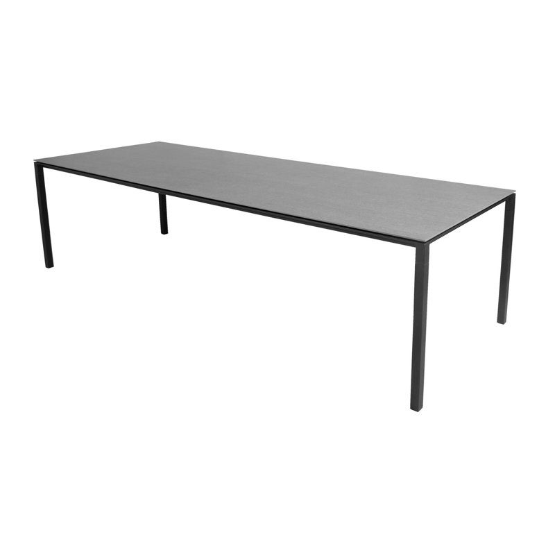 Pure Outdoor Dining Table, Basalt Gray