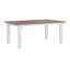 Berlin Gardens Homestead Regular Top With White Base Rectangular Dining Table-1094022224