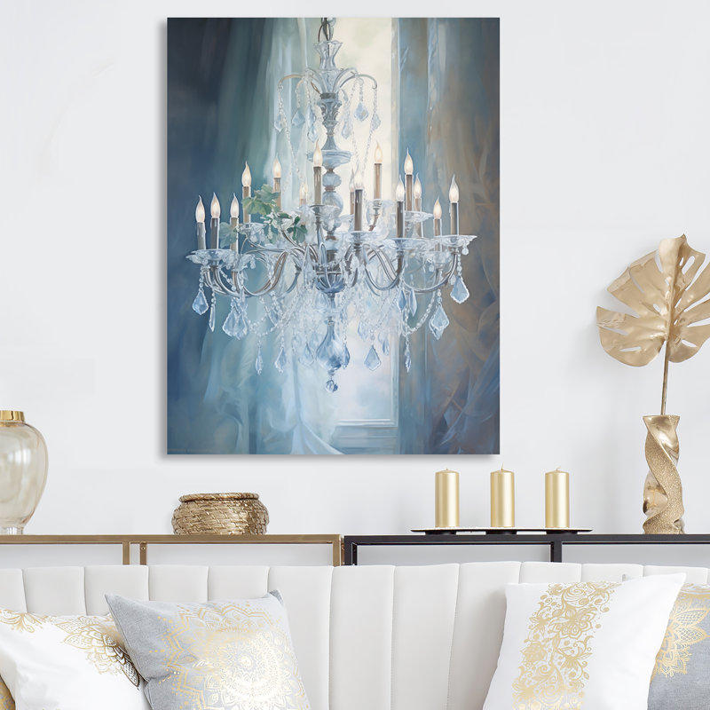 " Chandelier Soothing Serenade II ", 32" H x 24" W x 1" D