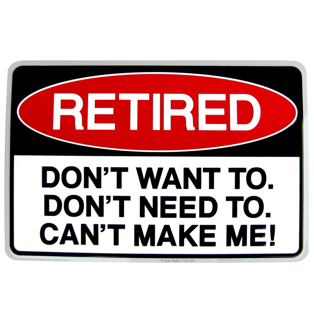 Warning Retired Embossed Tin Sign Funny Us Made Novelty Gift Treasure Gurus