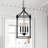 Chesa 4 - Light Black Lantern Pendant