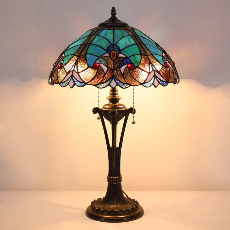 Lampe de table Tiffany Liaison Green