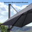 243cm X 335cm Rectangular Cantilever Parasol-967539357