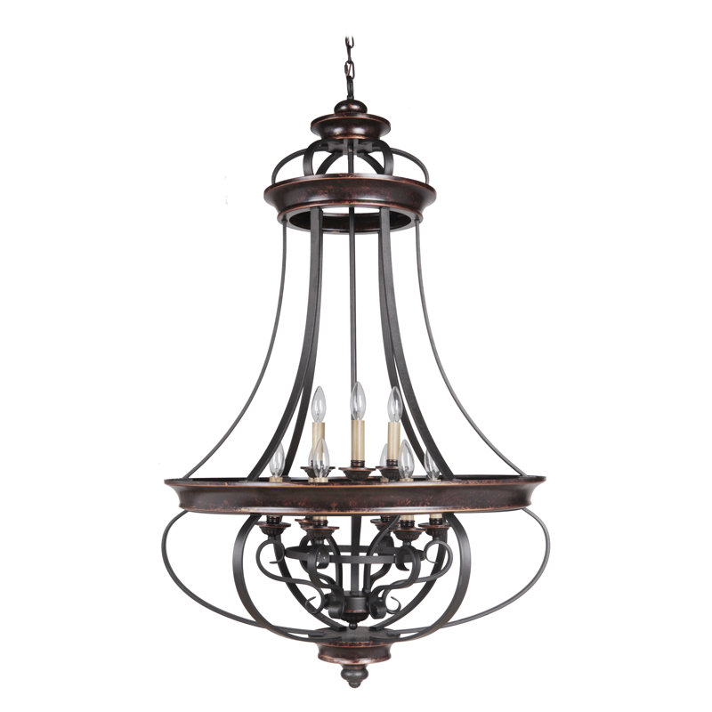 Lustre empire 9 lumières façon bougie Westerfield