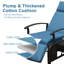 Fauteuil inclinable de patio réglable avec table rabattable, mécanisme à pression, coussins amovibles et support de poids de 350 lb pour une détente en plein air-1843962033