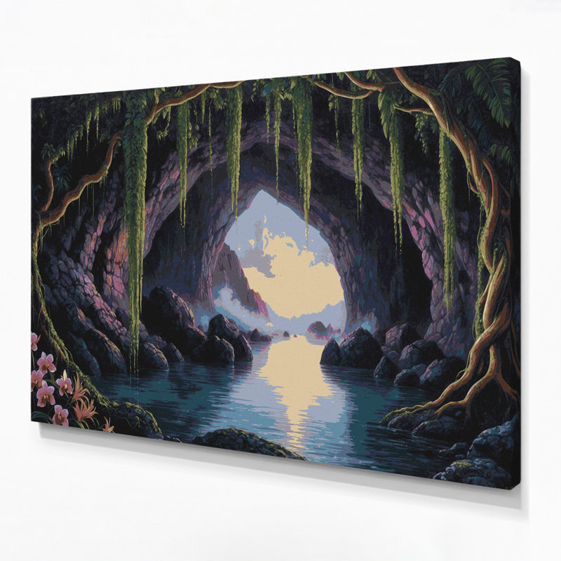 Toile grise hawaïenne, H 20 po x l 30 po