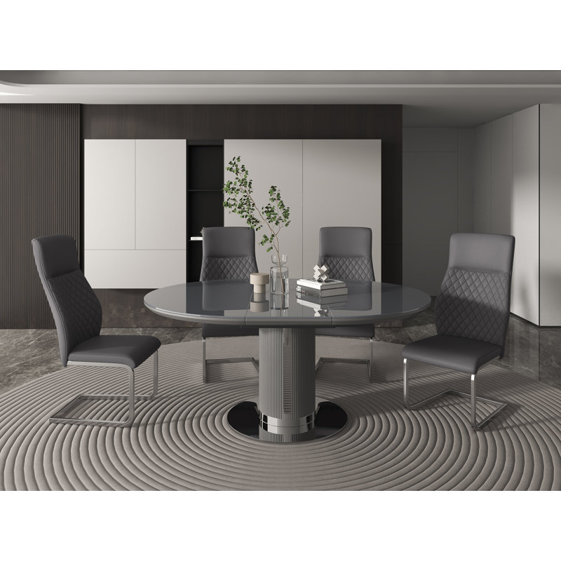 Tekoa Extendable Dining Table, Grey