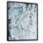 Toile avec cadre flottant noir