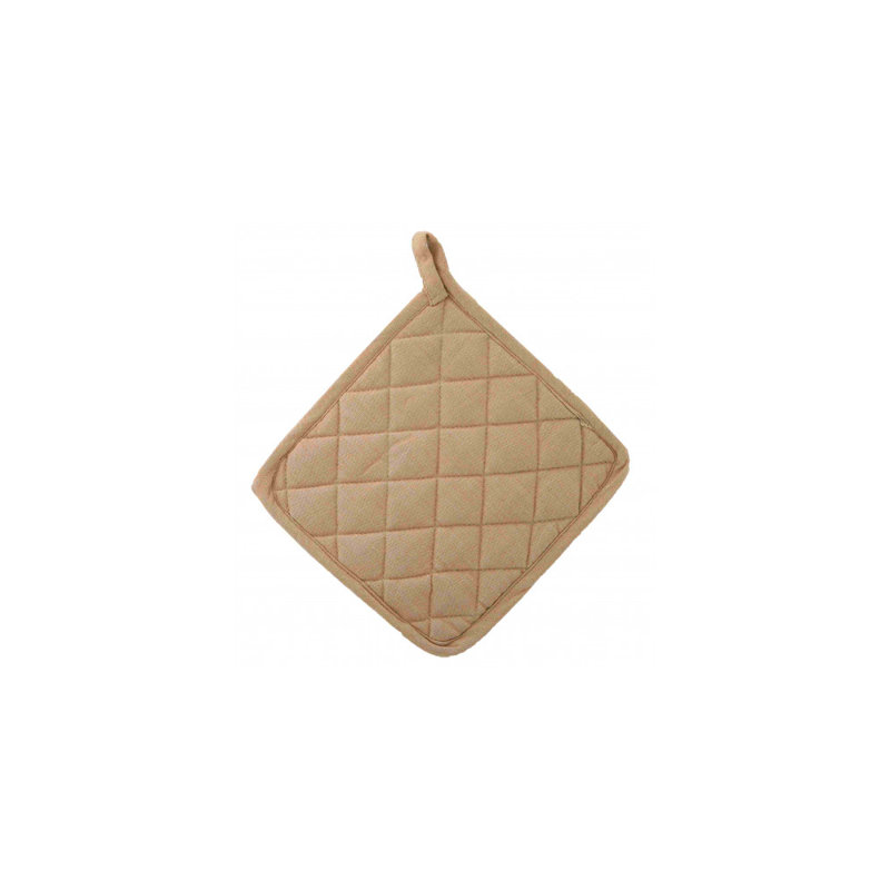 Gracie Oaks Kaviya Cotton Potholder Set, Beige