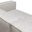 Canapé modulaire vice 2PC en tissu d'orge