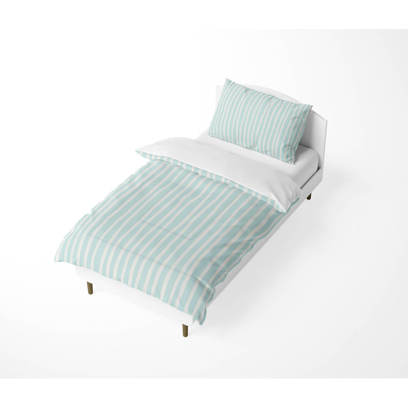 Ensemble d'édredon léger Ribbon Play, Bleu clair
