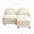 Ourson blanc et beige