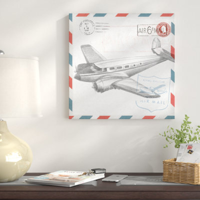 Collection aéronautique IV par Ethan Harper - Impression sur toile tendue sur châssis
