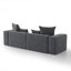 Canapé modulaire rembourré en velours côtelé 2 pièces Boneless - entièrement comprimé, aucun assemblage requis-480148794